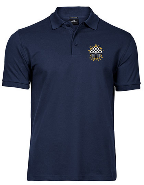 ASS Luxury Stretch Polo – Navy